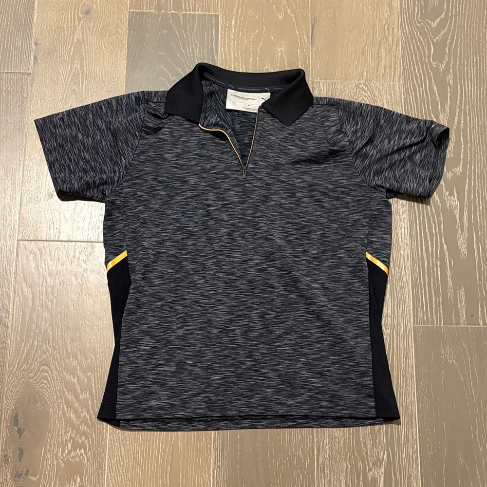 Porsche Design x Puma Quarter-Zip Performance Polo
